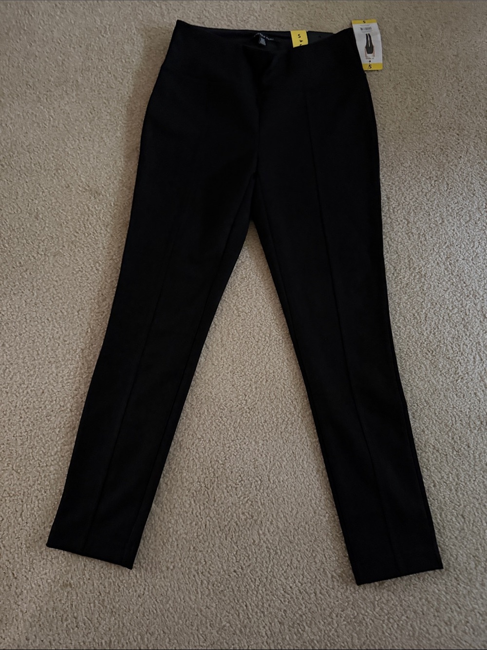 Andrew Marc Black Slim Ponte Ankle Pants